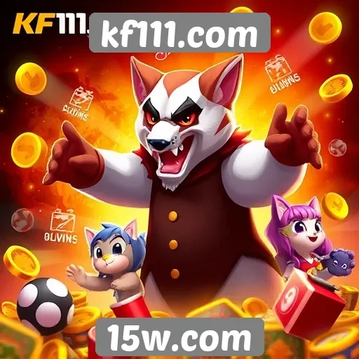 Variedade de jogos disponíveis em kf111.com